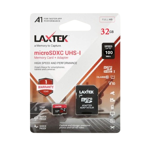 Carte Mémoire Laxtek 32GB