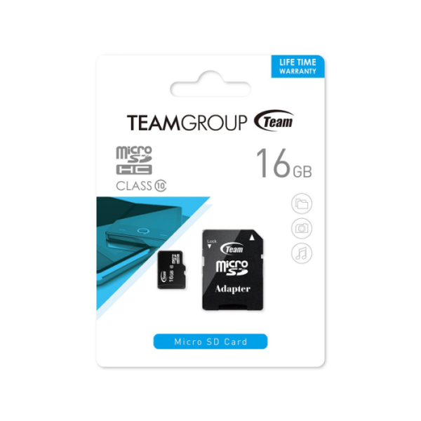 Team Group Carte Mémoire Micro SD UHS-I 16 Go - Class10